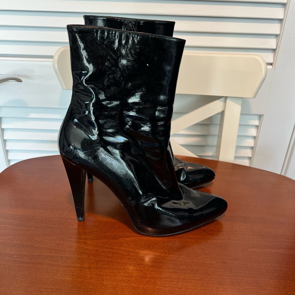 Stuart Weitzman Patent Leather Boots